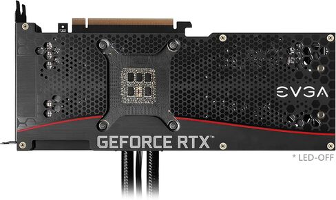 EVGA GeForce RTX 3080 XC3 Ultra Hybrid Gaming، 10G-P5-3888-KL، 10 جيجا GDDR6X، ARGB LED، لوحة خلفية معدنية، LHR in Kuwait