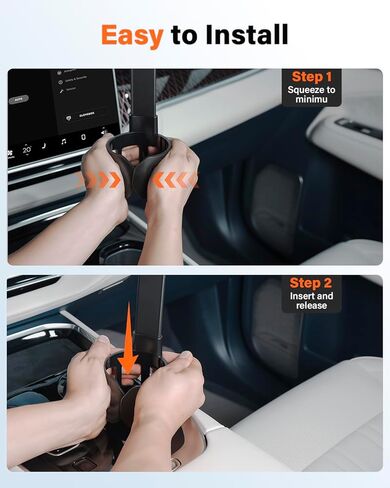 حامل هاتف APPS2Car حامل أكواب للسيارة تركيب سريع وذراع من سبيكة قابلة للتعديل يوفر مساحة عملية بيد واحدة يناسب طراز F-150 Y 3 بيك اب MPV، أسود in Kuwait