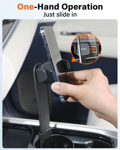 حامل هاتف APPS2Car حامل أكواب للسيارة تركيب سريع وذراع من سبيكة قابلة للتعديل يوفر مساحة عملية بيد واحدة يناسب طراز F-150 Y 3 بيك اب MPV، أسود in Kuwait