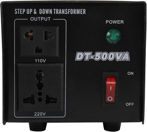 محول طاقة جهد 500 وات (220 فولت إلى 110 فولت، 110 فولت إلى 220 فولت) محول تصعيد لأعلى/لأسفل 110/120 فولت - 220/240 فولت in Kuwait
