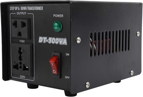 محول طاقة جهد 500 وات (220 فولت إلى 110 فولت، 110 فولت إلى 220 فولت) محول تصعيد لأعلى/لأسفل 110/120 فولت - 220/240 فولت in Kuwait