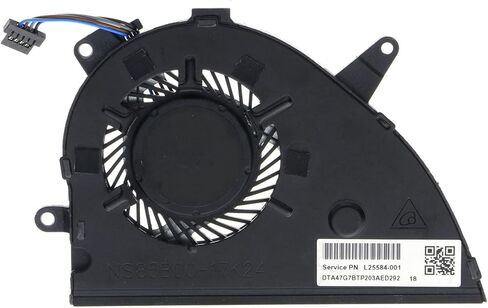 مروحة تبريد وحدة المعالجة المركزية البديلة لـ HP Pavilion 15-CS 15-CS0053CL 15-CS0051WM 15-CS0079NR 15-CW 15-CW0505SA 15-CS0021NA L25584-001 L25588-00 L27902-001 NS85B00-17K24 in Saudi Arabia
