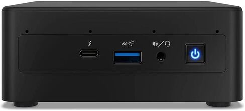كمبيوتر مكتبي صغير Intel NUC11PAHi7 للمنزل والأعمال i7-1165G7 رباعي النواة، ذاكرة وصول عشوائي 64 جيجابايت، 2 تيرابايت m.2 SATA SSD، رسومات مدمجة، واي فاي، بلوتوث، HDMI، USB 3.2، منفذ عرض، بطاقة SD، ويندوز 11 برو in Saudi Arabia