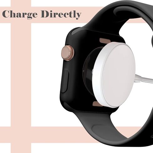 [2 Pack] GEAK Compatible for Apple Watch Case 42mm Series 3 2 1, Flexible Ultra-Thin Bumper Cover for iWatch Case 42mm Women Men, Black/Pink in Saudi Arabia