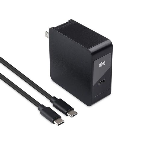 Cable Matters 60W USB C Wall Charger (USB C Charger) in Black - Supports 60W Power Delivery Charging - Includes 3m / 9.8 ft USB-C Charging Cable, Compatible with XPS, MacBook, iPad, Switch and More in Saudi Arabia