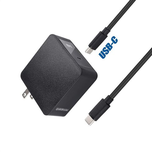 Cable Matters 60W USB C Wall Charger (USB C Charger) in Black - Supports 60W Power Delivery Charging - Includes 3m / 9.8 ft USB-C Charging Cable, Compatible with XPS, MacBook, iPad, Switch and More in Saudi Arabia