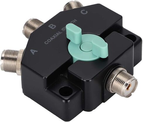 Antenna Switcher, 1-Input -3-Outputs Multi-Functional Antenna Switcher Adapter Converter CB Radio Antenna Coax Switch. in Saudi Arabia