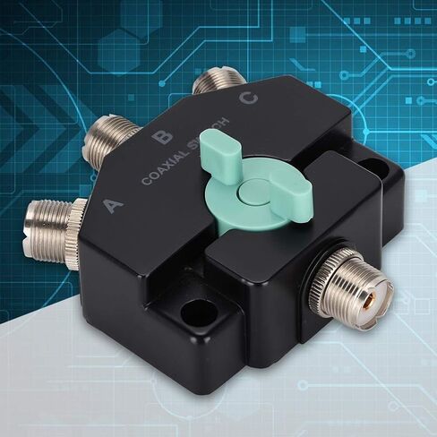 Antenna Switcher, 1-Input -3-Outputs Multi-Functional Antenna Switcher Adapter Converter CB Radio Antenna Coax Switch. in Saudi Arabia