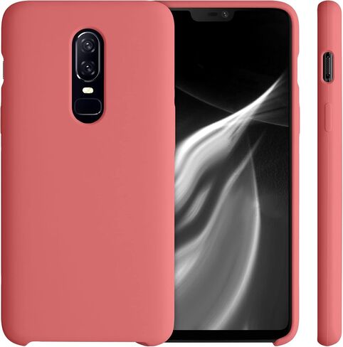 kwmobile Case Compatible with OnePlus 6 Case - TPU Silicone Phone Cover with Soft Finish - Baltic Blue in Saudi Arabia