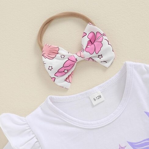 طقم ملابس عيد الميلاد الأول للفتيات الصغيرات بأكمام قصيرة وسروال قصير وعصابة رأس لمجموعة كيك سماش in Kuwait