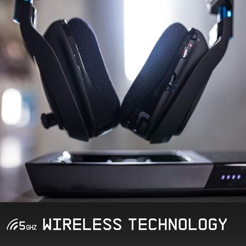 ASTRO Gaming A50 Wireless Dolby Gaming Headset for PlayStation 4 & PC - Black/Blue (2017 Model) in Saudi Arabia