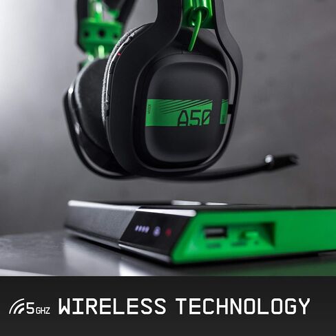 ASTRO Gaming A50 Wireless Dolby Gaming Headset for PlayStation 4 & PC - Black/Blue (2017 Model) in Saudi Arabia
