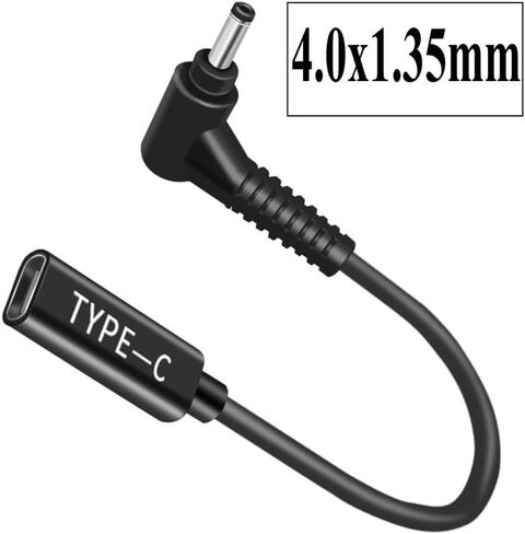PD USB-C to 4.5x1.35mm Adapter Cable, Male to DC Female 19V Adapter, USB Type C Male Input to DC 4.5 x DC 4.5x1.35mm Adapter Male Power Charging Cable Adapter Made for Asus Laptop Series in Saudi Arabia