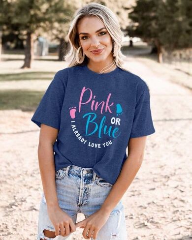 حارس الجنس قمصان النساء الجنس تكشف الأفكار تي شيرت لطيف إعلان الحمل تيز الأمومة أمي القمم in Kuwait