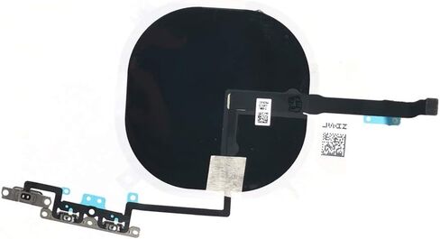 NFC Wireless Chip Antenna for iPhone 11 Pro - Charging Coil QI Signal Pad with Volume Flex Cable and Metal Bracket Pre-Installed in Saudi Arabia