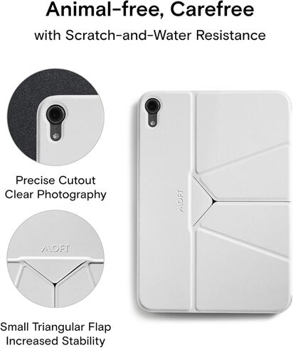 حامل تابلت MOFT لجهاز Mini 6th Generation Snap Float Folio مقاوم للخدش وتغير اللون، حامل تابلت خفيف ومحمول (Misty Cove) in Kuwait