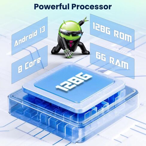 [8 Core 6G+128G] Inefala ترقية Android 13 Radio Dash Kit لسيارة Toyota Corolla EX 2007-2012، شاشة ستيريو تعمل باللمس 9 بوصة مع Carplay اللاسلكي وAndroid Auto، GPS/WiFi، 32EQ DSP، 59 UI، كاميرا احتياطية in Kuwait