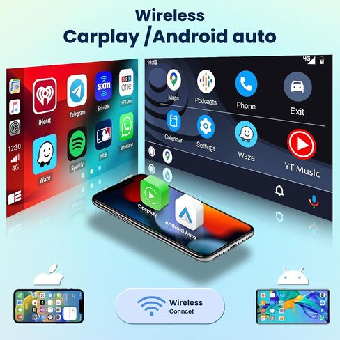 [8 Core 6G+128G] Inefala ترقية Android 13 Radio Dash Kit لسيارة Toyota Corolla EX 2007-2012، شاشة ستيريو تعمل باللمس 9 بوصة مع Carplay اللاسلكي وAndroid Auto، GPS/WiFi، 32EQ DSP، 59 UI، كاميرا احتياطية in Kuwait