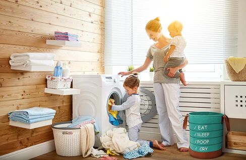 Baby Laundry Basket and Baby Hamper Great Basket for Toy Storage Large Collapsible Laundry Basket Fits Nursery Decor Felt Laundry Basket can be Used for Blanket Basket for Nursery in Saudi Arabia