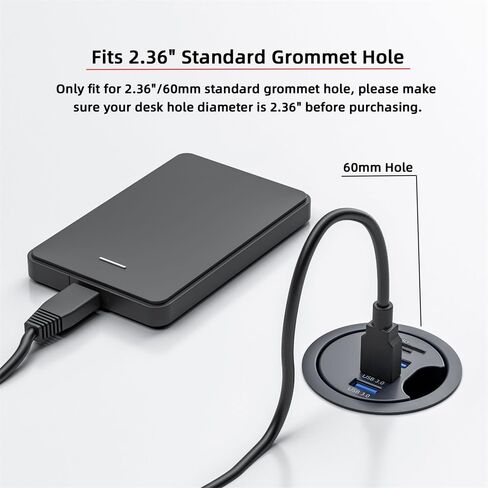 NFHK USB 3.0 Hub SD TF 3 Port USB 60mm مكتب جروميت الفاصل قاعدة لتثبيت الكمبيوتر المحمول مايكرو SD قارئ بطاقات لمكتب الكمبيوتر المكتبي in Kuwait