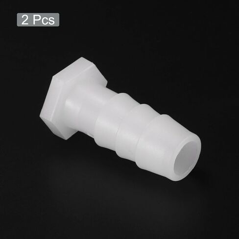MECCANIXITY Barb Plug غطاء طرفي بلاستيكي موصل خرطوم تركيب مجعد OD 7/16 بوصة لخرطوم تبريد المياه ID10.5mm حزمة من 2 in Saudi Arabia
