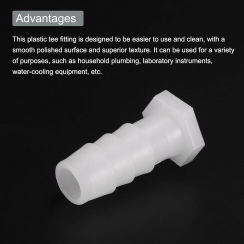 MECCANIXITY Barb Plug غطاء طرفي بلاستيكي موصل خرطوم تركيب مجعد OD 7/16 بوصة لخرطوم تبريد المياه ID10.5mm حزمة من 2 in Saudi Arabia