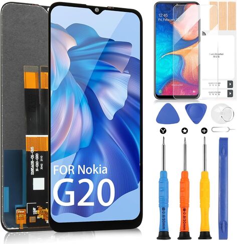 لنوكيا G20 شاشة LCD بديلة TA-1336 لنوكيا G10 شاشة LCD TA-1334 محول رقمي TA-1346 TA-1338 شاشة تعمل باللمس مع أدوات إصلاح in Saudi Arabia