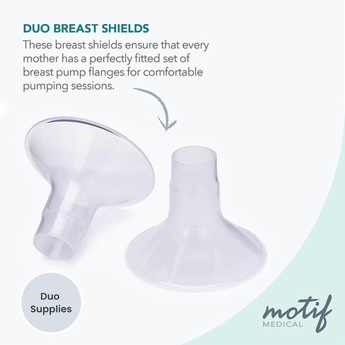 Motif Medical, Twist Lactation Breast Shields, Compatible with Motif Twist Breast Pump, Maternity, Breast Pumping Accessories – 21mm in Saudi Arabia