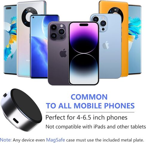 حامل هاتف مغناطيسي حامل هاتف شفط مغناطيسي للسيارة Mirro Gym حمام دش جميع الأسطح الملساء متوافقة مع هاتف Magsafe 15/14/13 12 وجميع الهواتف in Kuwait