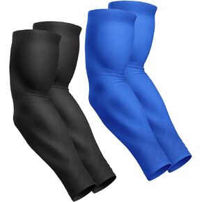 UV Sun Protection Arm Sleeves for Men and Women, UPF 50 Sport Cooling Arm Sleeve with Laundry Bag - 2/4/6 Pairs