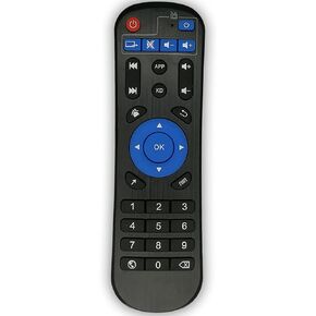 Remote Control Replacement Compatible with Android TV Box T95, T95 MAX, T95Z Plus, T95K T95V T95U T95W Pro, T95 X2, Qbox, Q Plus, X96, H96, MX1, MX10, T9, TX3, TX6, H50, X88, HK1 Android Box