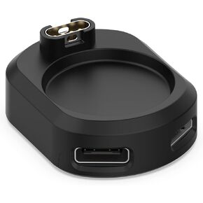 Replacement Charging Dock Compatible with Garmin Forerunner 265S/265/965, Disscool Type C Micro Watch Charger Stand Adapter Smart Watch Accessories