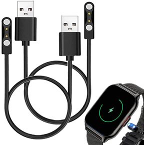 Smart Watch Cables Compatible with Popglory Kimeag ZOSKVEE P95 2.01" and SKG V7 1.95" Smart Watch Smartwatch, 2-Pack