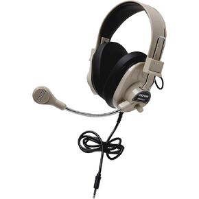 Califone 3066Avt Deluxe Stereo Headset Mic 3.5Mm 3Ft Via Ergoguys