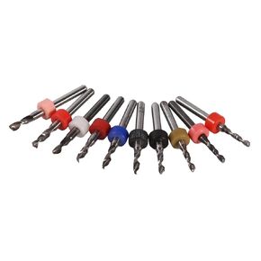 10pcs PCB Print Circuit Board Cemented Carbide Micro Drill Bits 2.1mm to 3.0mm for Fine Precision Drilling Jewelry Craft Work