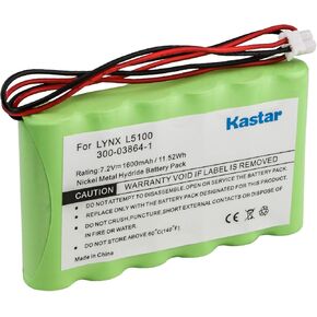Kastar Battery Compatible with Ademco Honeywell Lynx LYNXRCHKITHC LYNXRCHKIT-HC K5109 781410403291 55026089 WALYNX-RCHB-SC WALYNXRCHBSC LYNXRCHKIT-SC