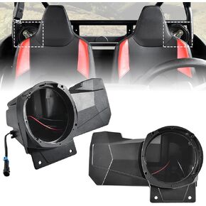 حاويات مكبرات الصوت الرياضية SAUTVS لـ Polaris RZR XP 1000/XP 4 1000 2024+، تدعم مكبرات الصوت مقاس 6.5 بوصة في المقعد الخلفي وحاملات دعامات التثبيت لـ Polaris RZR XP 1000/XP 4 1000 2024+ الملحقات (قطعتان)