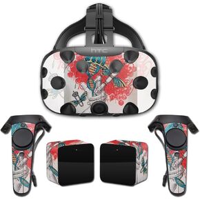 MightySkins Skin Compatible with HTC Vive Full Coverage - Red Grasp | Protective, Durable, and Unique Vinyl Decal wrap Cover | Easy to Apply, Remove, and Change Styles | Made in The USA