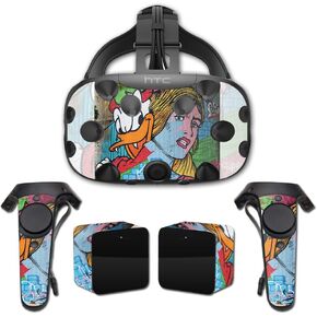 MightySkins Skin Compatible With HTC Vive Full Coverage - Devil Duck | Protective, Durable, and Unique Vinyl Decal wrap cover | Easy To Apply, Remove, and Change Styles | Made in the USA