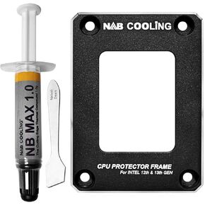 Intel LGA 1700 Contact Frame for 12th/13th/14th Gen Fully Fitted Pressure Plate CPU Bracket w/Thermal Paste (NBF-121314)