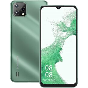 Blackview Cell Phones, A55 Phone, 4G Dual SIM Unlocked Cell Phones, 6.5" HD+ Screen, 3 SIM Card Slots, 16GB ROM/SD 128GB Expand Android Phone, Android 11 OS Smartphone, 4780mAh/Face ID Cricket Phone