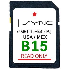 2024 Latest Version Navigation sd Card Fits Ford/Lincoln Newest GPS Card Updated B15 USA Mexico Map-GM5T-19H449-BJ