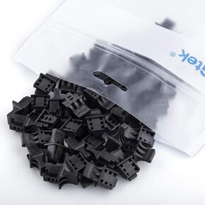 أغطية غبار RJ45، واقي منفذ إيثرنت/LAN/أغطية غبار/مانع، غطاء مضاد للغبار/مقابس للمحول/بطاقات الشبكة/جهاز التوجيه/محولات الوسائط/محاور، PVC، 50 قطعة