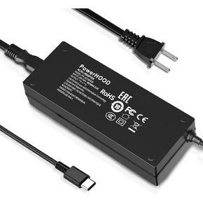 19V Type-C AC Adapter Compatible with ACEMAGIC 15.6 inch Laptop Intel 12th Gen Alder Lake N95 Laptop Charger ACEMAGIC AX15 USB-C Power Supply Cord Battery Charger Cable PSU