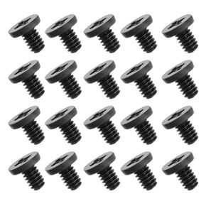 200PCS M2 x 3mm Replacement Phillips Flat Head Screw 4mm Dia Screw Head Flat Head Screw for Laptop PC TV Fan Heatsink Switch, Black