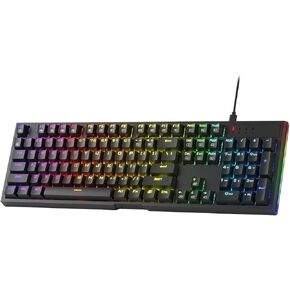 Redragon K670 RGB Backlit Gaming Keyboard, 104 Keys Hot-Swap Mechanical Keyboard, Upgraded Socket, Quiet Linear Red Switch