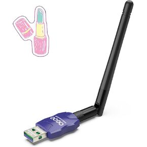 Class 1 Long Range Bluetooth Adapter for PC, QGOO USB Bluetooth Adapter for PC 5.3+EDR, Bluetooth Dongle Bluetooth Receiver Support Windows10/8.1/8/7（blue-082）