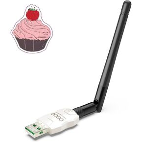 Class 1 Long Range Bluetooth Adapter for PC, QGOO USB Bluetooth Adapter for PC 5.3+EDR, Bluetooth Dongle Bluetooth Receiver Support Windows10/8.1/8/7（white-079）