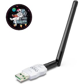 Class 1 Long Range Bluetooth Adapter for PC, QGOO USB Bluetooth Adapter for PC 5.3+EDR, Bluetooth Dongle Bluetooth Receiver Support Windows10/8.1/8/7（white-021）