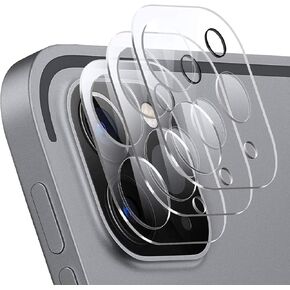 Mizi [3 Pack Camera Lens Protector for iPad Pro11/13 2024, Pro 12.9/11 Inch (2022/2021/2020) Case Friendly 9H Anti-Scratch Tempered Glass, HD Clarity, 3D Full Coverage